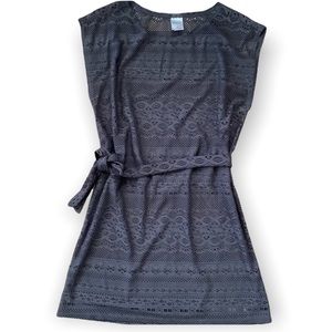 Merona swimsuit coverup, see through gray, S